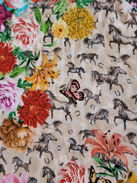 The Janie Lace Garden Favorite Short Sleeve V‑Neck Swing Tee Size XXL - Picture 8 of 14